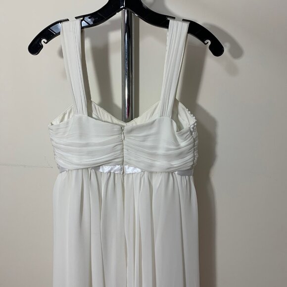BNWT Max and Cleo White Chiffon Dress Size 2 - Picture 4 of 6